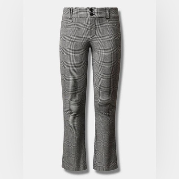 Torrid High-Rise Houndstooth Trouser Boot-Cut Pant Size 10 - Picture 12 of 14